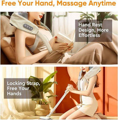Electric Neck Massager With Heat - Neck And Shoulder Massagers For Pain Relief