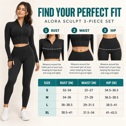 The Sloane 3-Piece Activewear Set