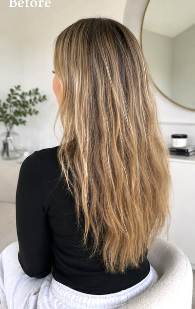 Before - Frizzy Hair