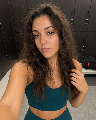 Before - Curly Hair