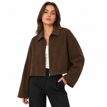 Roven Suede Aviator Jacket