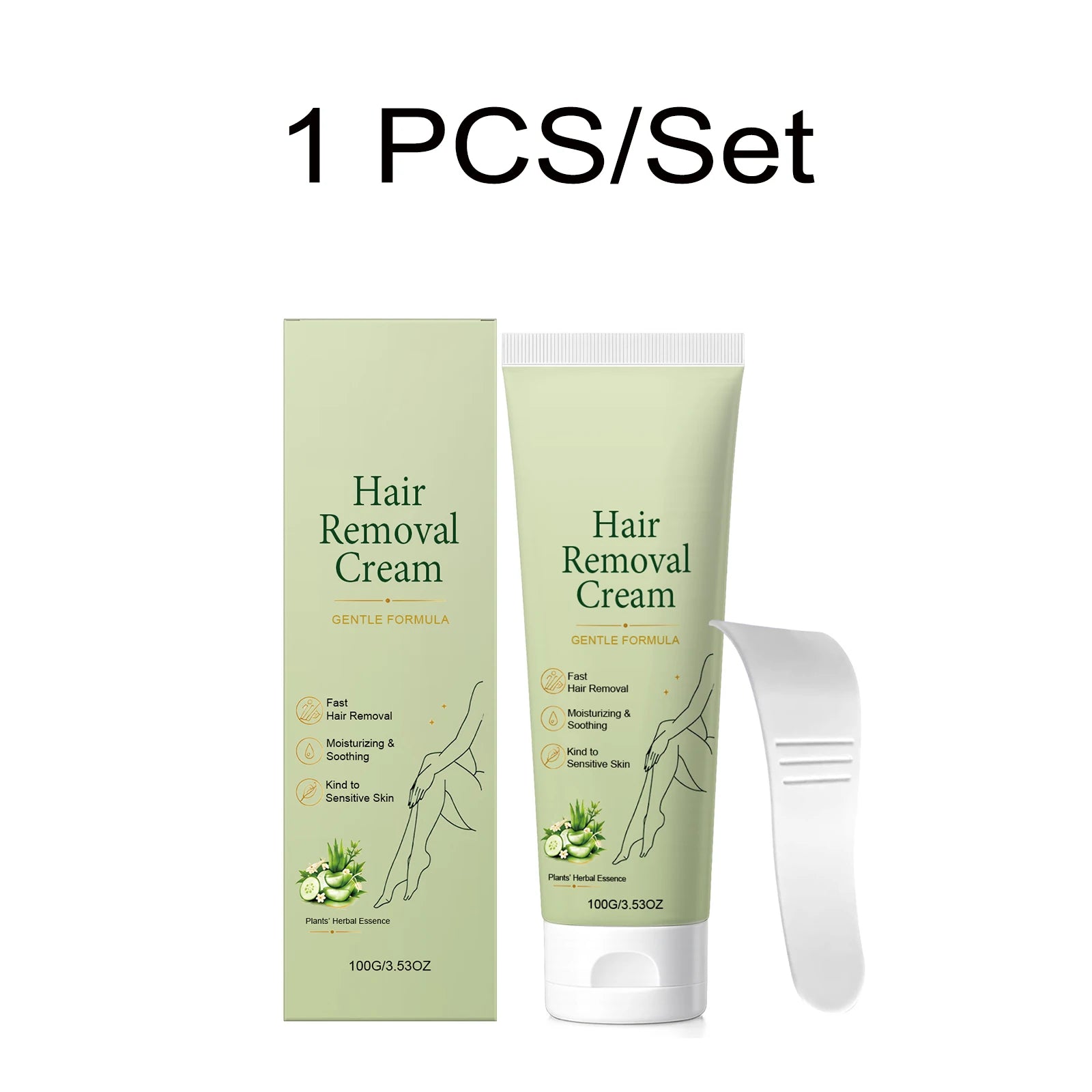 Facial Hair Removal Trilogy Kit 3-Step Softening Gel Cream Soothing Lotion Gentle Sensitive Skin Fast Acting for Sensitive Skin