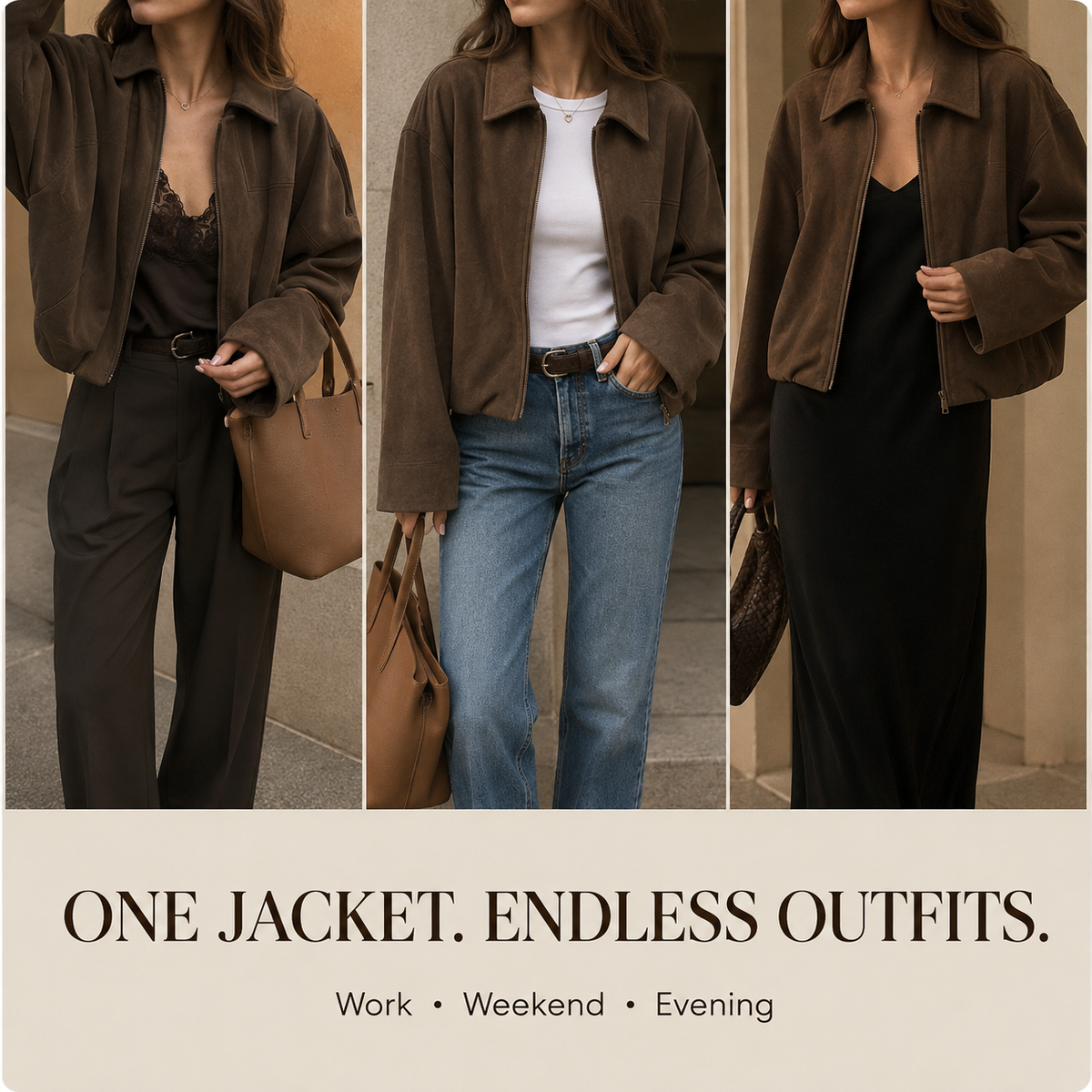 Roven Suede Aviator Jacket